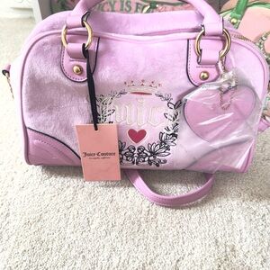 Juicy Couture pink heritage bowler Bag